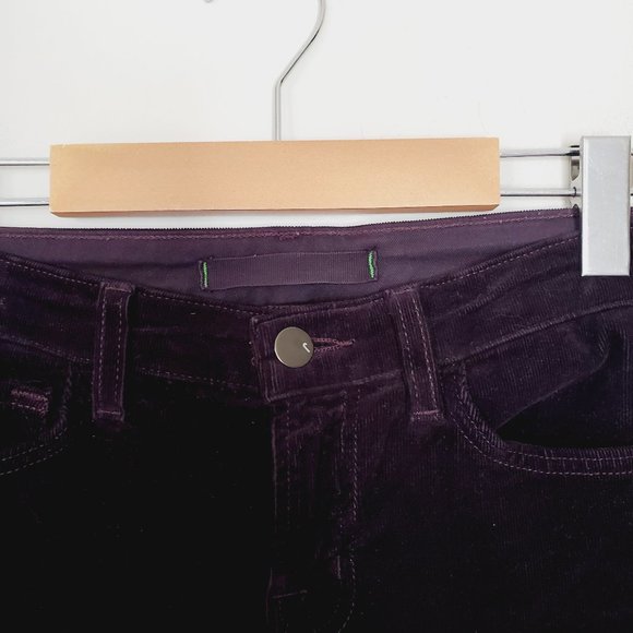 J BRAND Purple Corduroy Skinny Jeans - Picture 6 of 11